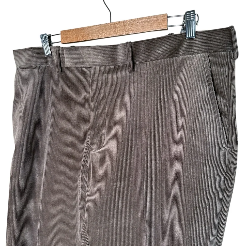 Polo Golf Corduroy Pants 38 X 30 Cobra Brown Links Fit New